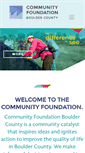 Mobile Screenshot of commfound.org